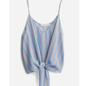 Lush Parina Tie Front Cami Blouse